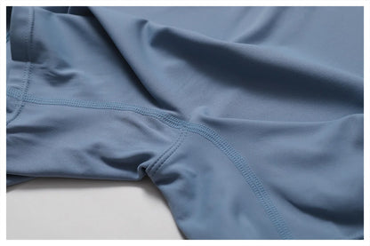 SWELTERING Summer Zipper Jumpsuits Short Sleeve Yoga Bodysuit Women's Set Gym Tracksuit Push-up Workout Clothes Dance Fitness Bodysuit