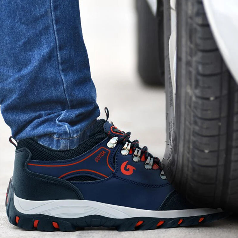 Steel Toe Men Work Safety Boots Sneakers Male Construction Puncture-Proof Security Boots