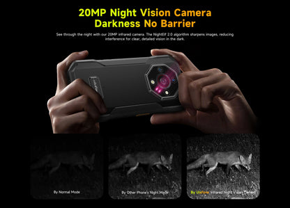 Ulefone Armor X32 4G Rugged Phone Android 14 Waterproof Smartphone 12GB RAM, 128GB ROM NFC Night Mobile Phone Global Version