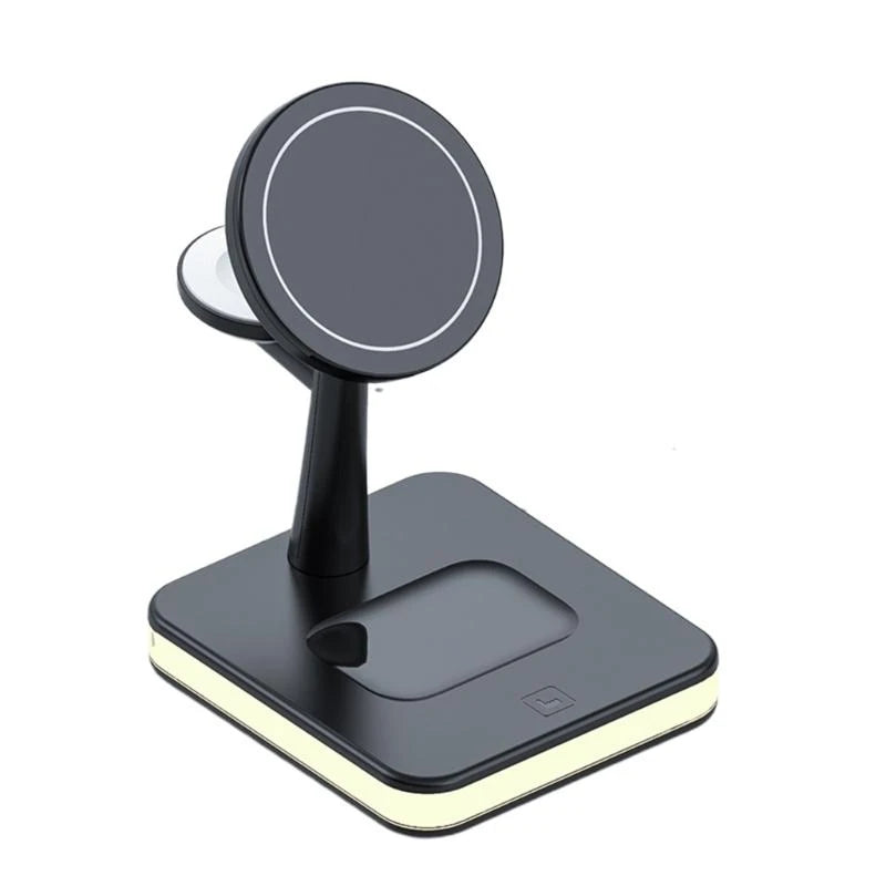 K0EA 15W Wireless Charger Magnetic Suction for Multiple Devices Watch Phone Wireless Charging Base
