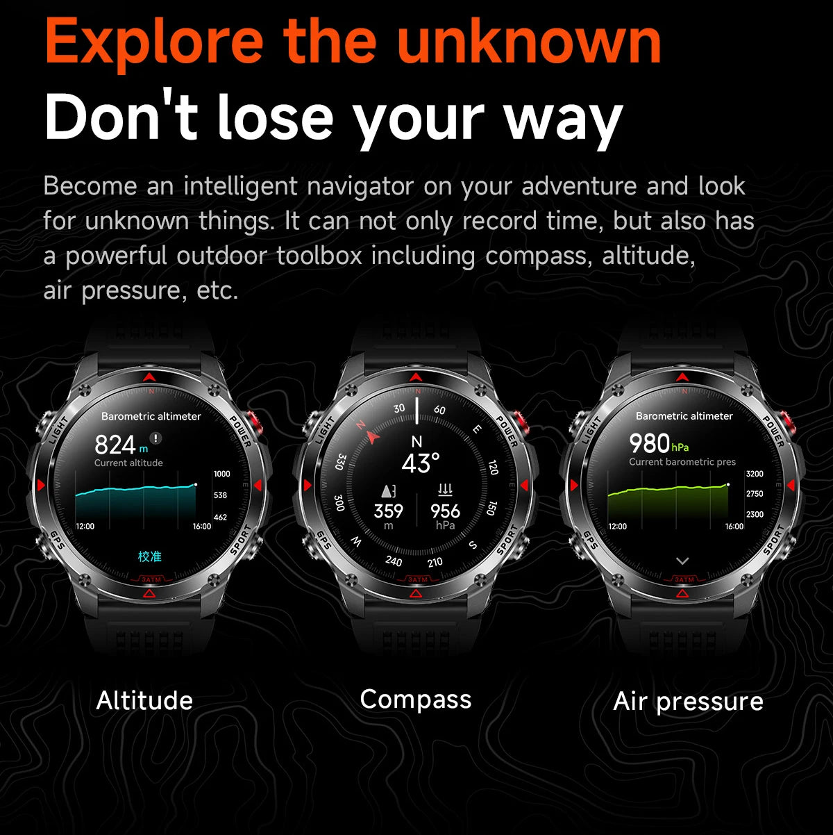 LIGE New Professional GPS Track Sports Smartwatch