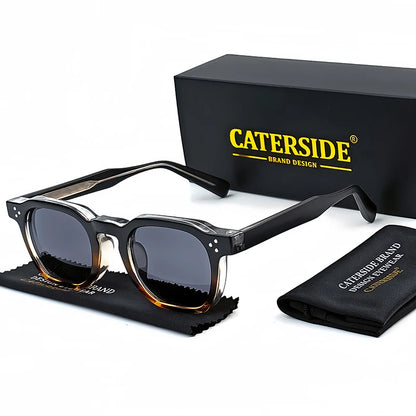 CATERSIDE New Retro Punk Men Sunglasses Square Personalized Design Glasses Women's Fashion Party Glasses Festival Gift