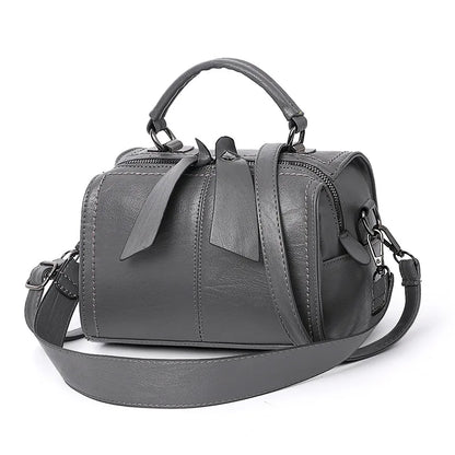 Fashion Soft Leather Pillow Bag Women's Shoulder Handbag Large Capacity Bag Crossbody Bag