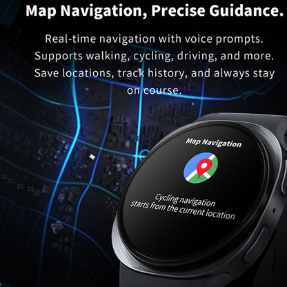 New Watch 8 Mini GPS Track Smart Watch For Men Women Map Navigation Fitness Tracker IP68 Waterproof Compass Call Smartwatch
