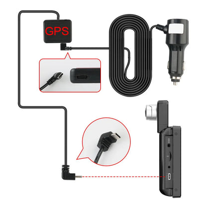 11.26″ 4K ADAS Dash Cam Display Wireless Android Auto CarPlay Screen DVR Dual Recording Night Vision Car Intelligent Systems FM