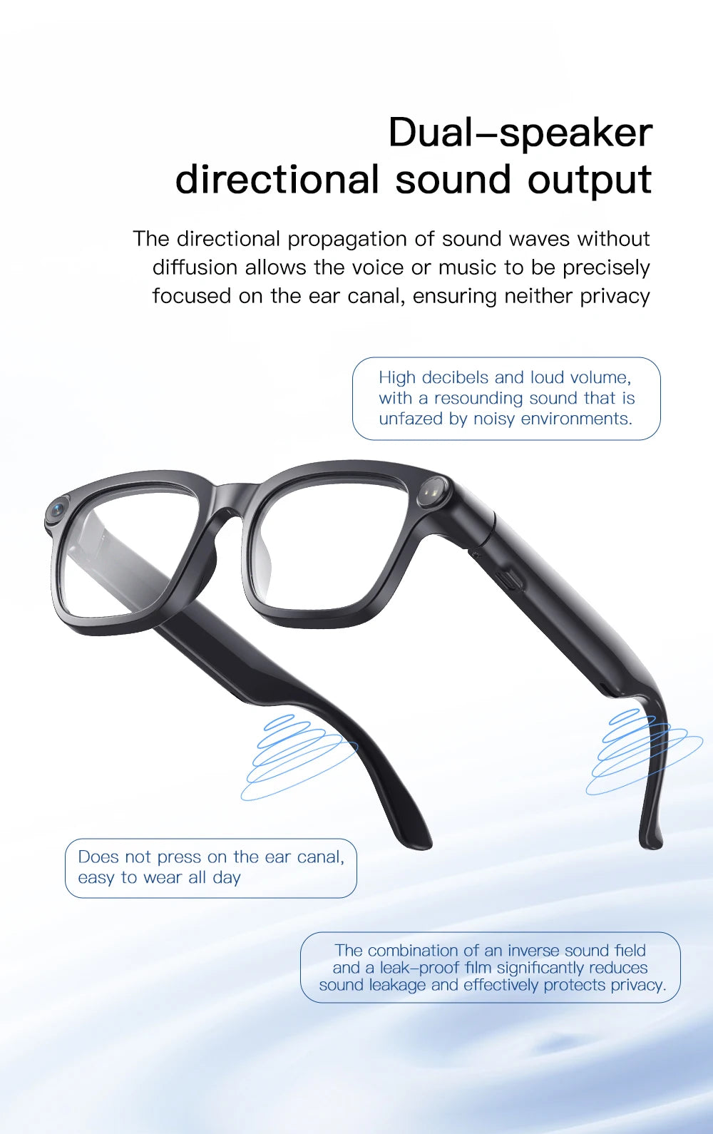 LIGE Smart Glasses HD Photo Video Open AI Record Translation Touch Photochromic Lenses Bluetooth Call Music Multifunction Glasses