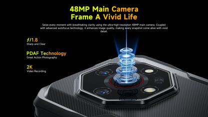 Ulefone Armor X32 4G Rugged Phone Android 14 Waterproof Smartphone 12GB RAM, 128GB ROM NFC Night Mobile Phone Global Version