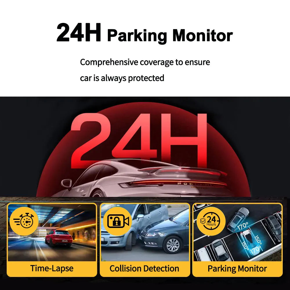 Car dashboard camera system with GPS, WiFi,