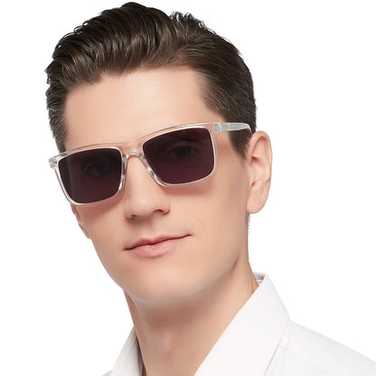 MARE AZZURO Large Square Sunglasses Reading Glasses For Men Optical Eyeglasses Frame Hyperopia Reading Glasses