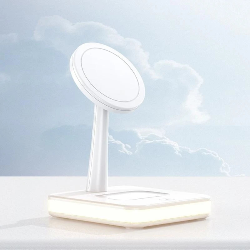 K0EA 15W Wireless Charger Magnetic Suction for Multiple Devices Watch Phone Wireless Charging Base
