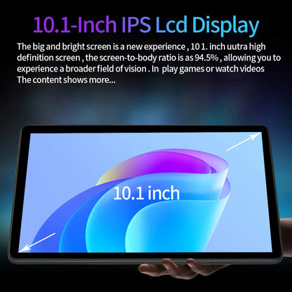 10.1" Tablet with keyboard, mouse, and accessories double Sim & Cameras