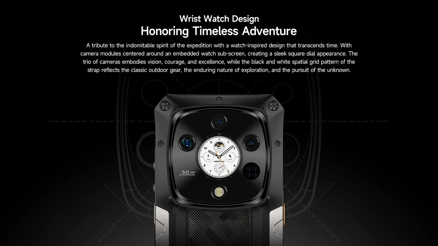 Ulefone Armor 28 Pro 5G AI Rugged Phone 512GB ROM Smartphone 120W 10600mAh 6.67”【Ships from US