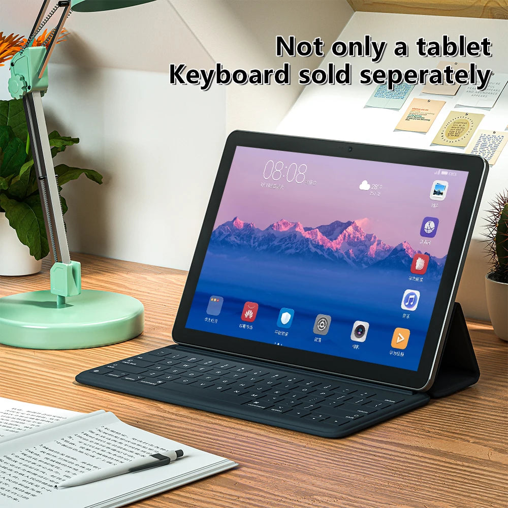 10.1" Tablet with keyboard, mouse, and accessories double Sim & Cameras