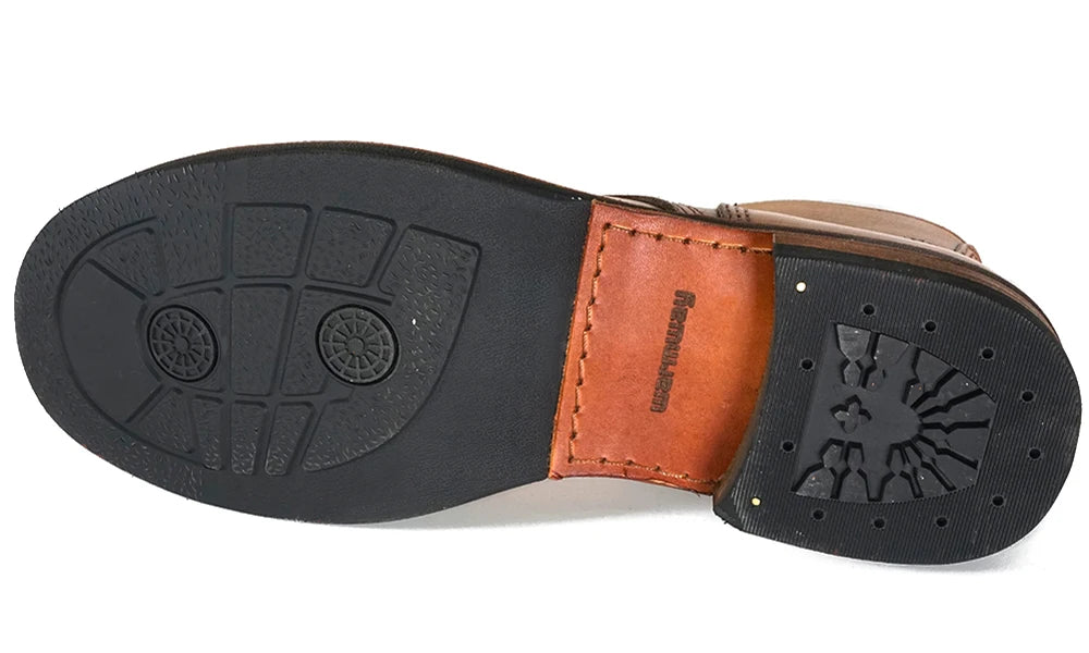 Luxury Classy Handmade Precision Stitch Wear-Resistant Casual Men Boots Genuine Leather Shoes