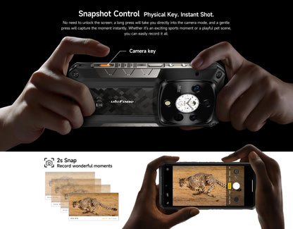 Ulefone Armor 28 Pro 5G AI Rugged Phone 512GB ROM Smartphone 120W 10600mAh 6.67”【Ships from US