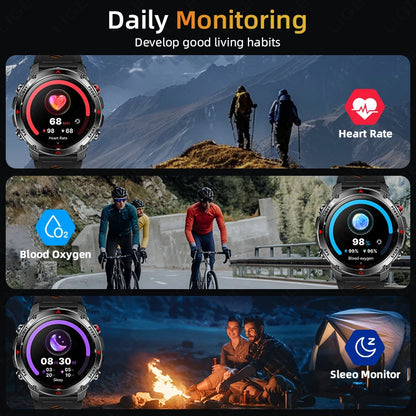 LIGE New Professional GPS Track Sports Smartwatch