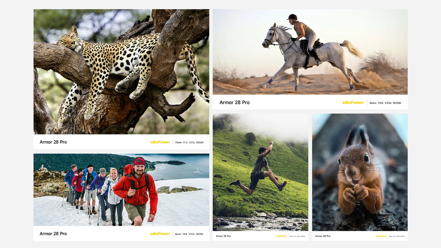 Ulefone Armor 28 Pro 5G AI Rugged Phone 512GB ROM Smartphone 120W 10600mAh 6.67”【Ships from US