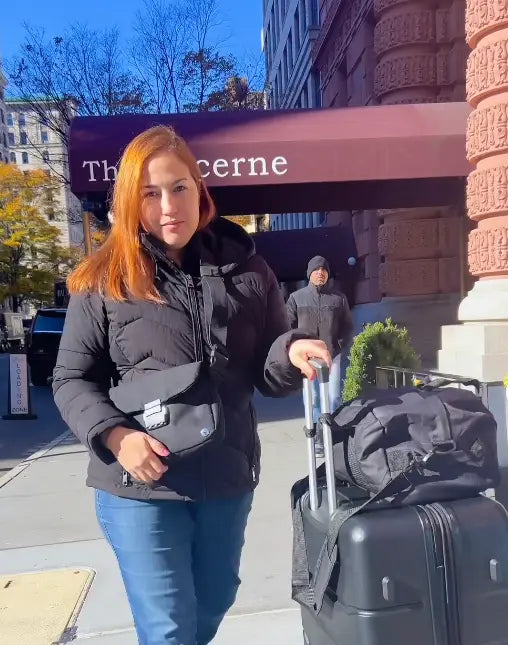 Lockable Crossbody Travel Women Bag