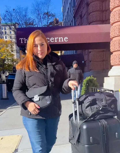 Lockable Crossbody Travel Women Bag