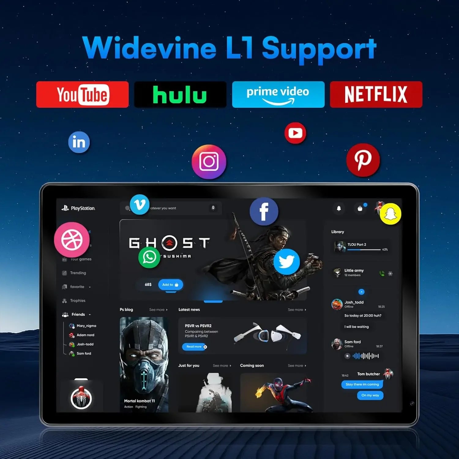 10 Inch Tablet Android 15 