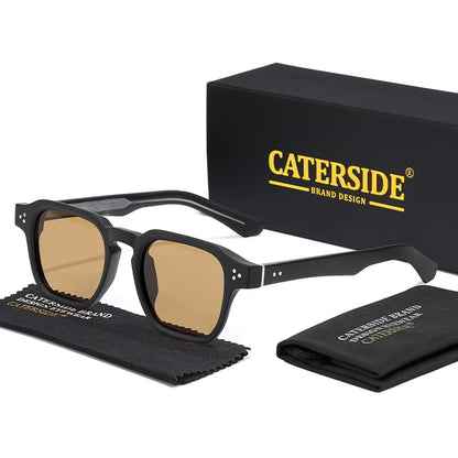 CATERSIDE Classic Square Sunglasses Luxury Brand Sun Glasses Travel Beach Party Festival