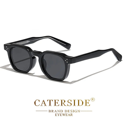CATERSIDE New Retro Punk Men Sunglasses Square Personalized Design Glasses Women's Fashion Party Glasses Festival Gift