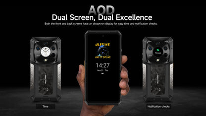 Ulefone Armor 28 Pro 5G AI Rugged Phone 512GB ROM Smartphone 120W MTK Dimensity 7300  10600mAh 6.67”AMOLED 64MP Mobile phone