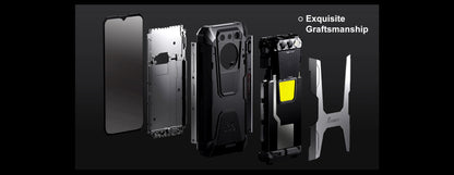 FOSSIBOT F106 PRO MTK G85 4G Android 14 15GB(8+7GB Extended) 256GB ROM Rugged Smartphone 12000mAh Battery 48MP Camera