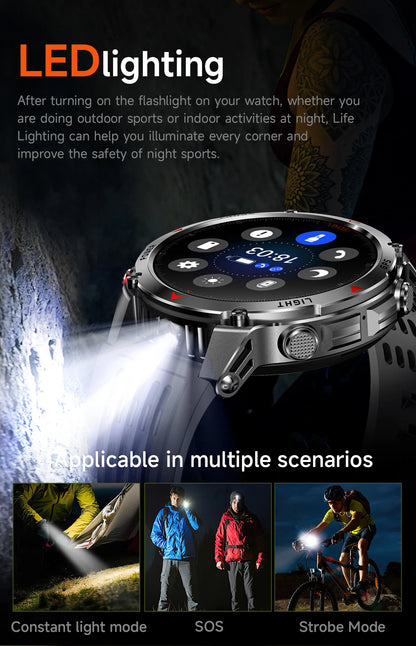LIGE New Professional GPS Track Sports Smartwatch