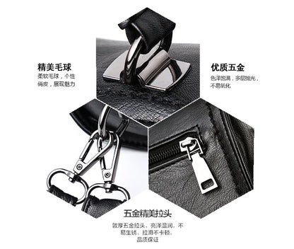 Fashion Soft Leather Pillow Bag Women's Shoulder Handbag Large Capacity Bag Crossbody Bag