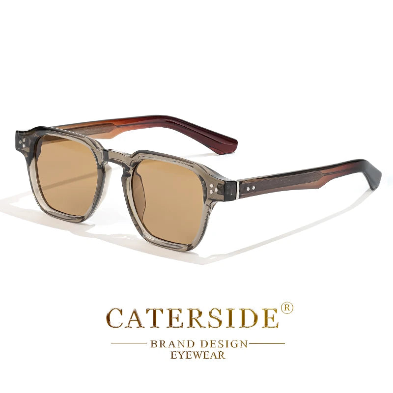 CATERSIDE Classic Square Sunglasses Luxury Brand Sun Glasses Travel Beach Party Festival