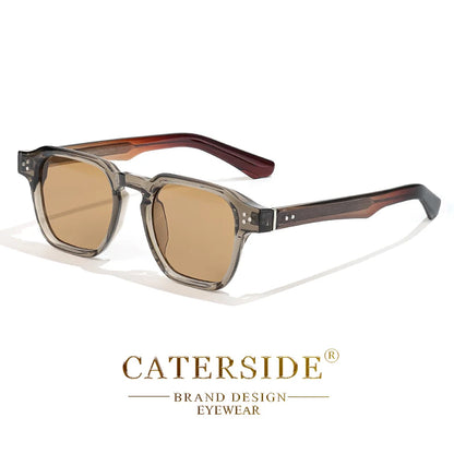 CATERSIDE Classic Square Sunglasses Luxury Brand Sun Glasses Travel Beach Party Festival