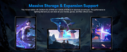 10 Inch Tablet Android 15 