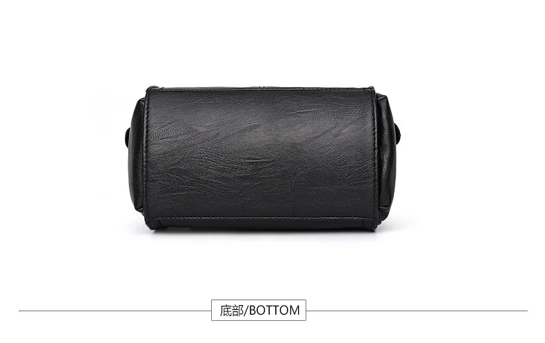 Fashion Soft Leather Pillow Bag Women's Shoulder Handbag Large Capacity Bag Crossbody Bag