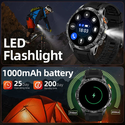 LIGE Military T-Rex 3 Ultra Smart Watch 1000mAh IP68 Waterproof