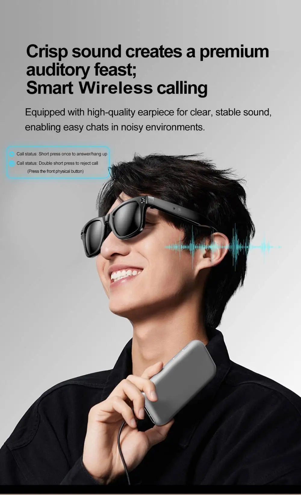 LIGE Smart Glasses Photography Video AI Intelligent Interactive Translation IOS Andirod Glasses