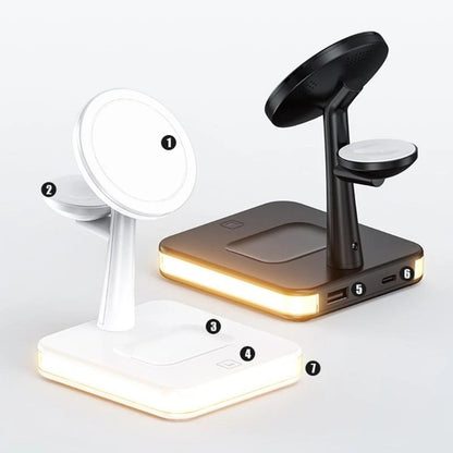 K0EA 15W Wireless Charger Magnetic Suction for Multiple Devices Watch Phone Wireless Charging Base