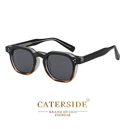 CATERSIDE New Retro Punk Men Sunglasses Square Personalized Design Glasses Women's Fashion Party Glasses Festival Gift