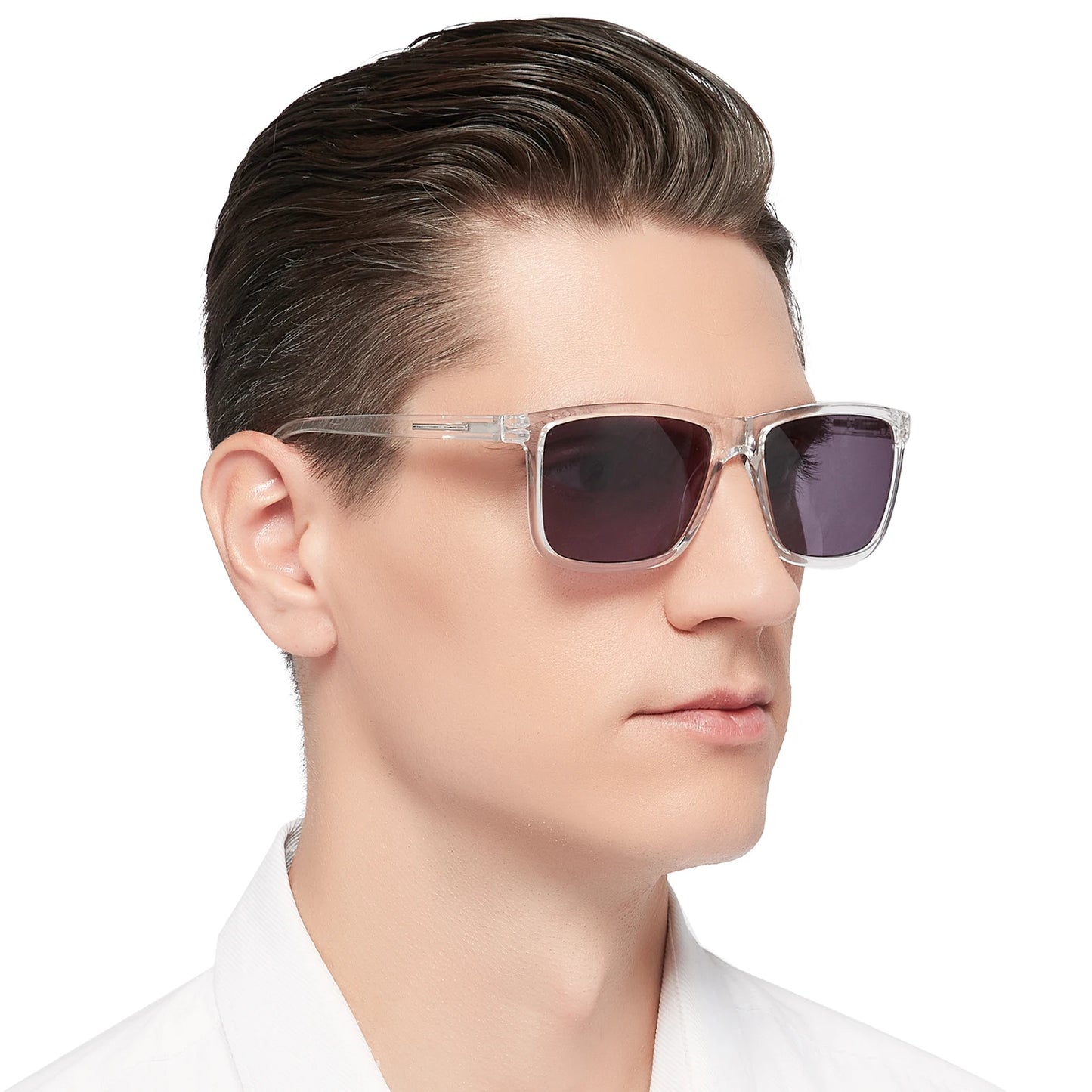 MARE AZZURO Large Square Sunglasses Reading Glasses For Men Optical Eyeglasses Frame Hyperopia Reading Glasses