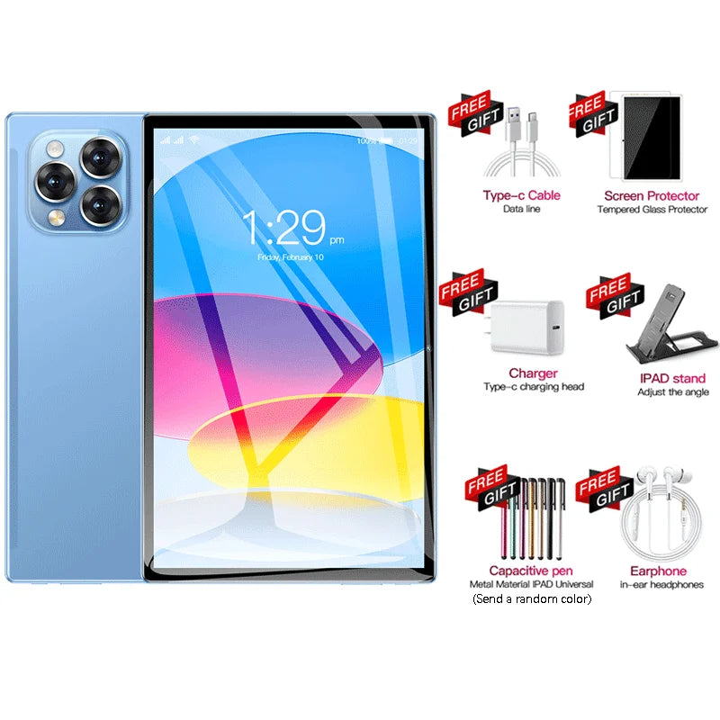 Pad Air Pro 11 inch Global Edition Original Tablet PC 24GB 2TB Android 16 4K HD 5G Dual SIM Video Call WIFI HD Screen