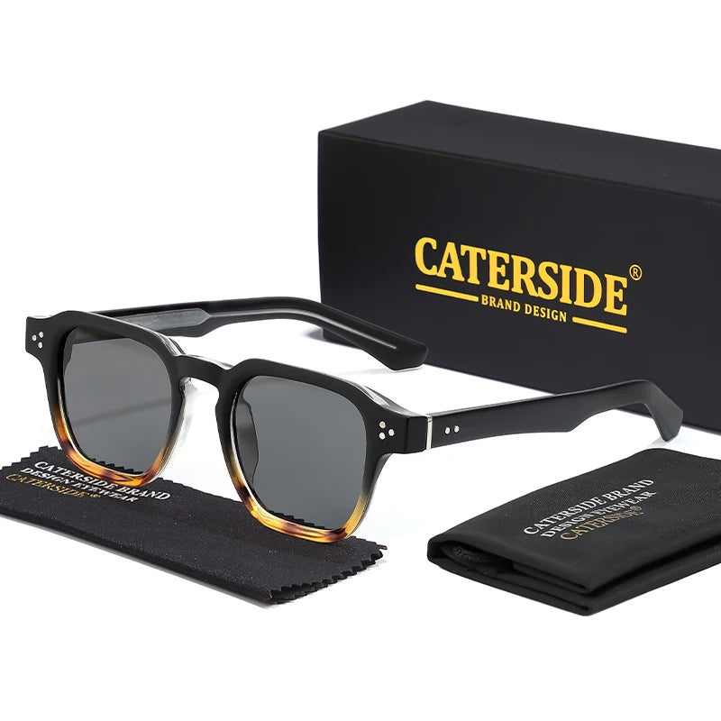 CATERSIDE Classic Square Sunglasses Luxury Brand Sun Glasses Travel Beach Party Festival