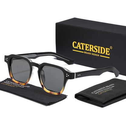 CATERSIDE Classic Square Sunglasses Luxury Brand Sun Glasses Travel Beach Party Festival