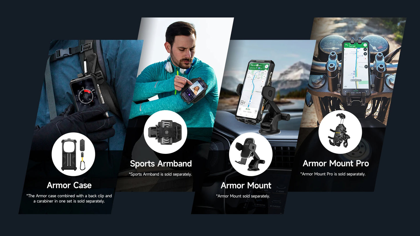 Ulefone Armor 28 Pro 5G AI Rugged Phone 512GB ROM Smartphone 120W 10600mAh 6.67”【Ships from US