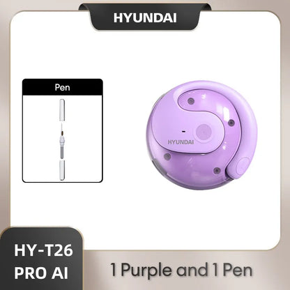 HYUNDAI PRO AI Real Time Translator Earbuds 98% Accuracy Wireless BT Translation Earphones for Travel Business Learning