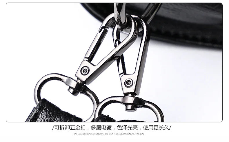 Fashion Soft Leather Pillow Bag Women's Shoulder Handbag Large Capacity Bag Crossbody Bag