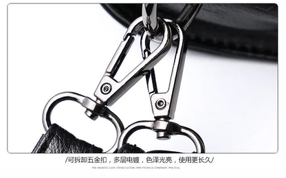 Fashion Soft Leather Pillow Bag Women's Shoulder Handbag Large Capacity Bag Crossbody Bag