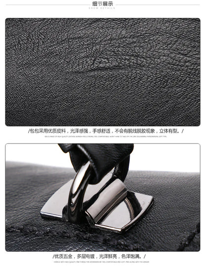 Fashion Soft Leather Pillow Bag Women's Shoulder Handbag Large Capacity Bag Crossbody Bag