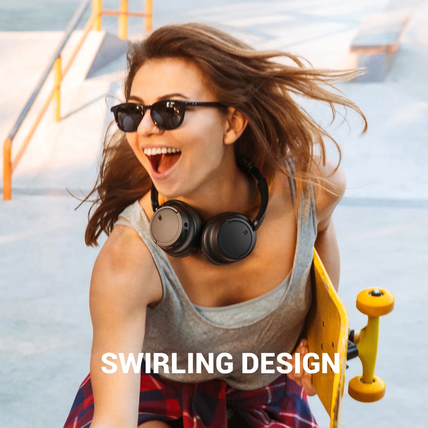 Oneodio Super EQ V16 Wireless Headphones Bluetooth 5.3 Over Ear Headset With Mic Bass/Pop Mode Hi-Res Foldable Headphones 90H