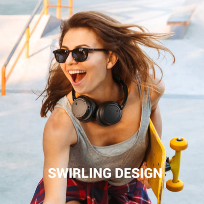 Oneodio Super EQ V16 Wireless Headphones Bluetooth 5.3 Over Ear Headset With Mic Bass/Pop Mode Hi-Res Foldable Headphones 90H