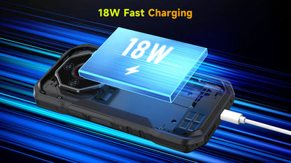 Ulefone Armor X32 4G Rugged Phone Android 14 Waterproof Smartphone 12GB RAM, 128GB ROM NFC Night Mobile Phone Global Version